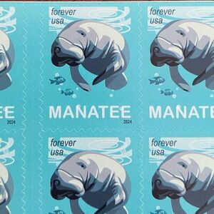 100 USPS Forever Stamps $50 First Class Postage Save Mantees 2024 Mail